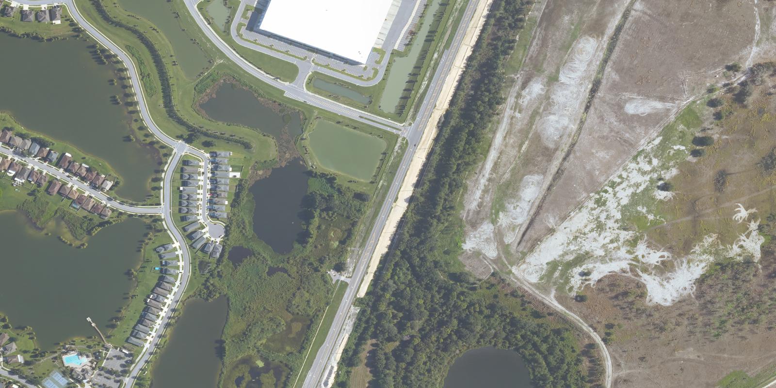 Satellite view of Bridgewater