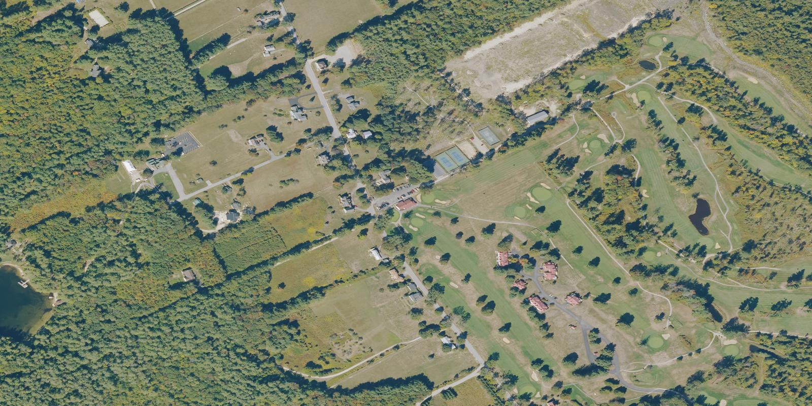 Satellite view of Bridgton Highlands Country Club