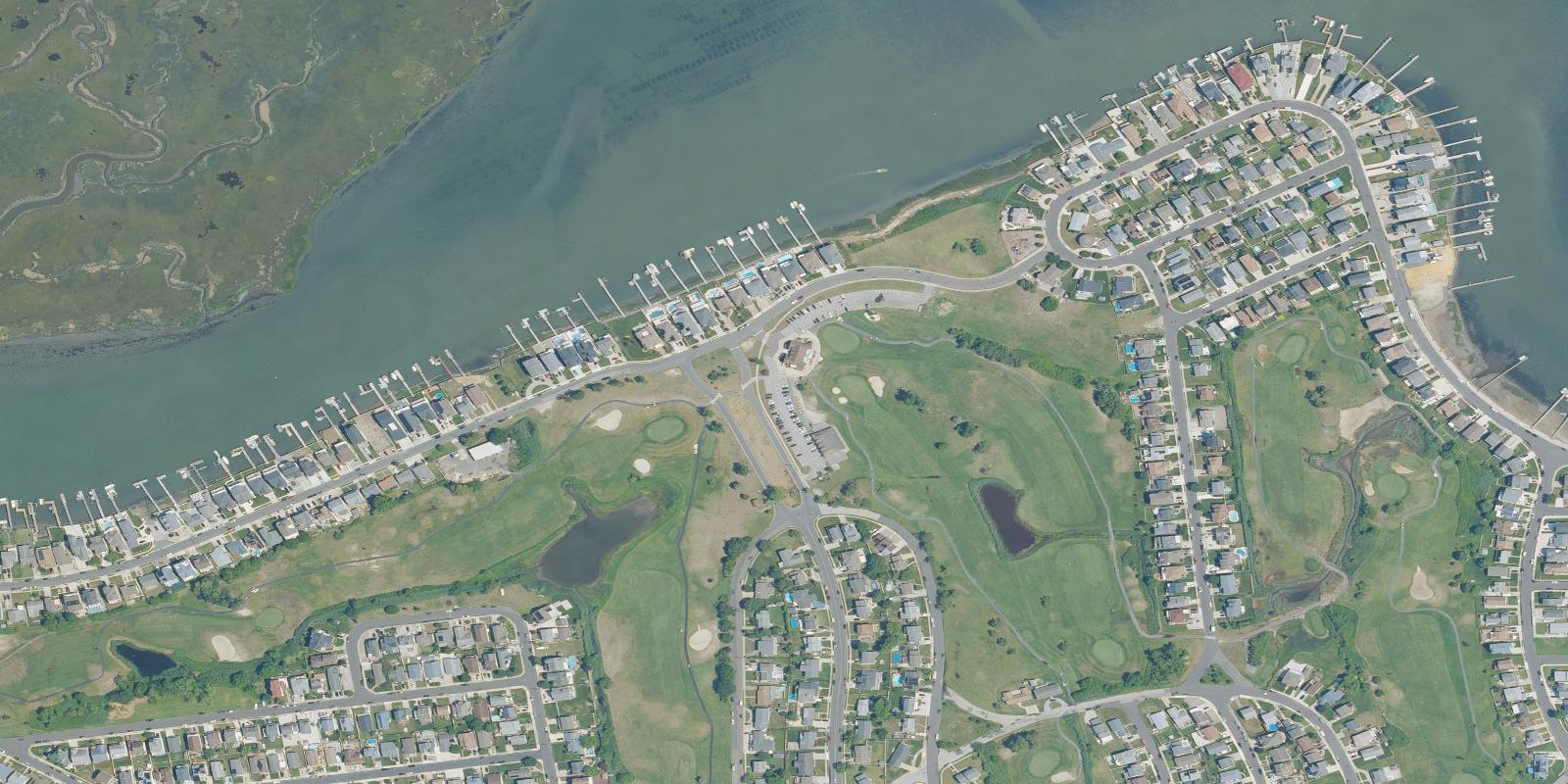 Satellite view of Brigantine Golf Links