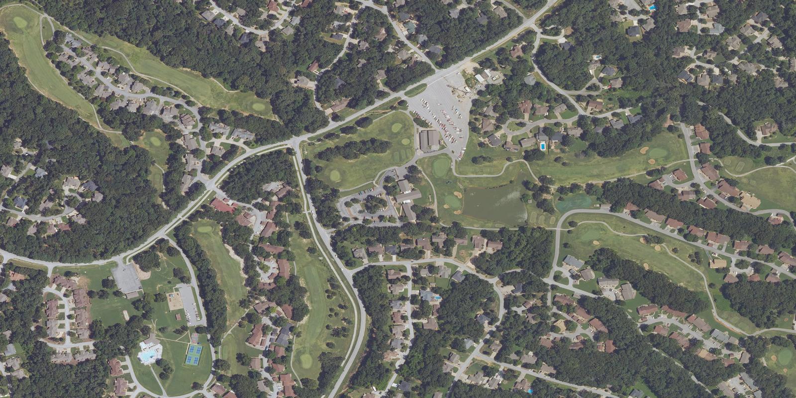 Satellite view of Brittany Golf Course
