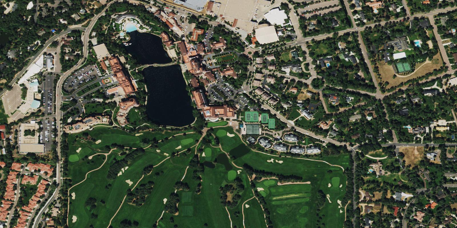 Satellite view of Broadmoor Golf Club - Mountain