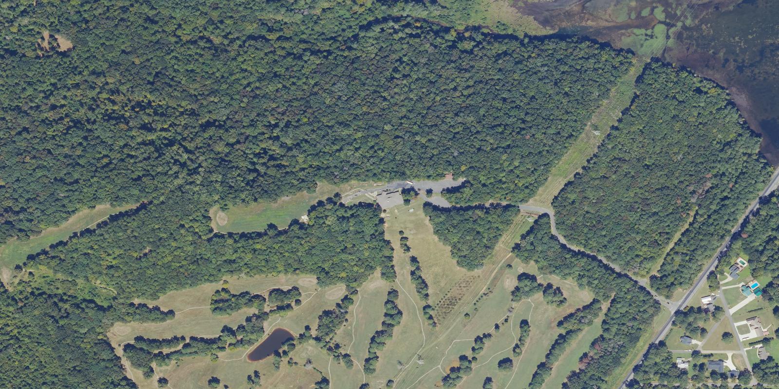 Satellite view of Broken Arrow Golf Course