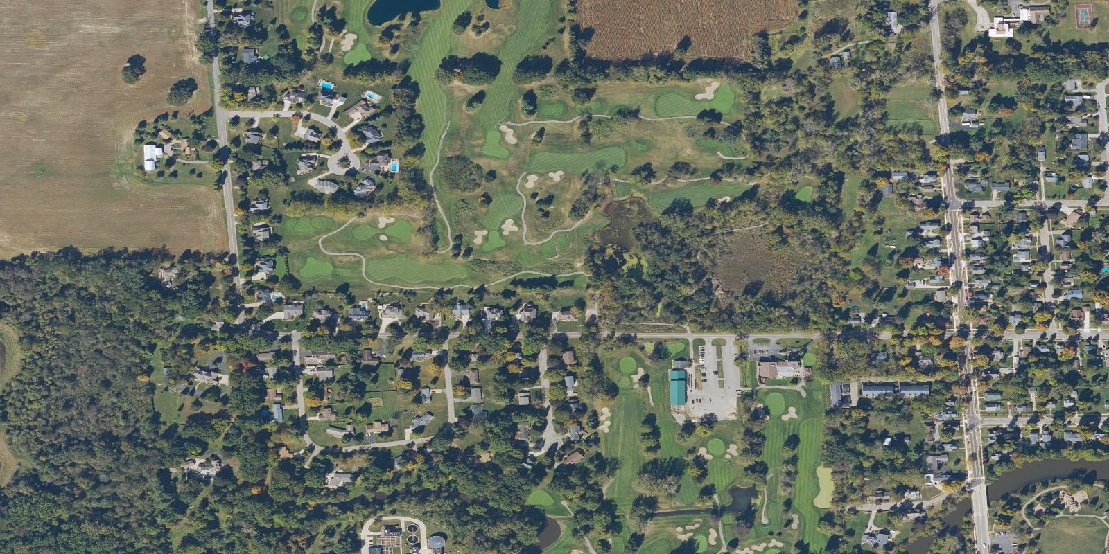 Satellite view of Brookshire Golf Club