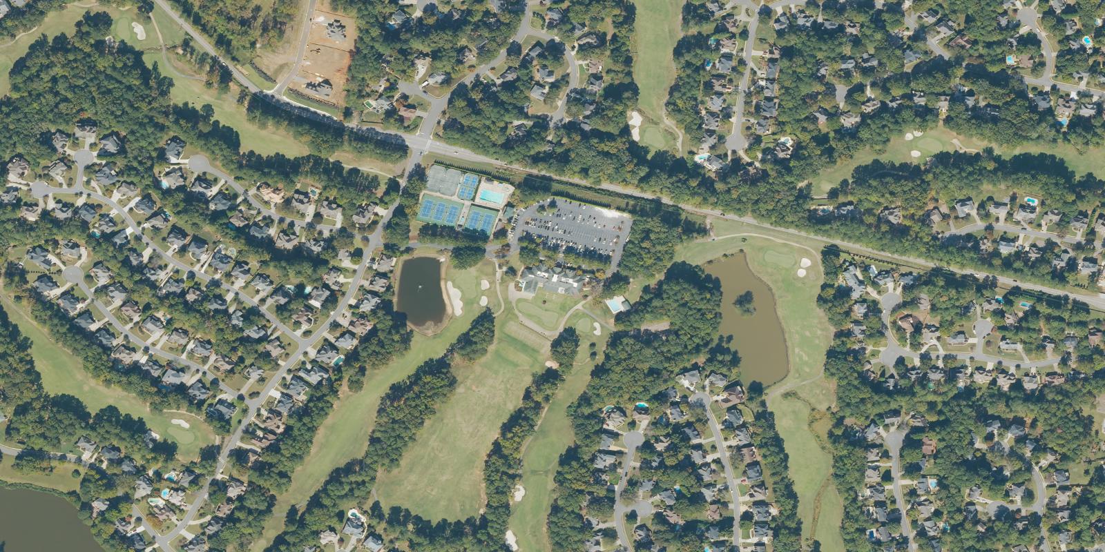 Satellite view of Brookstone Country Club