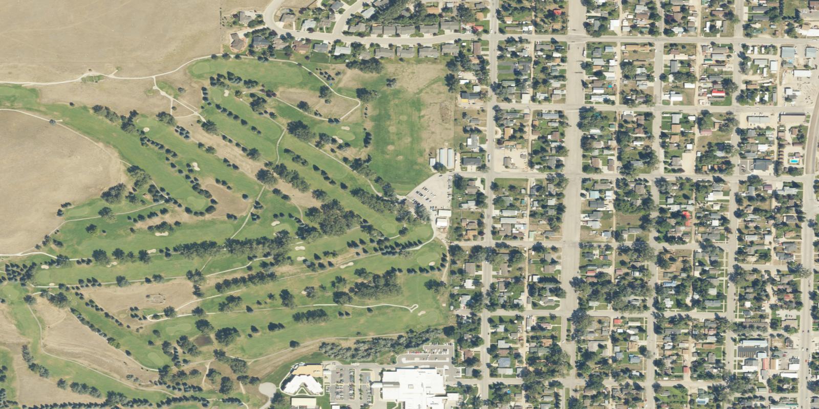 Satellite view of Buffalo Golf Course