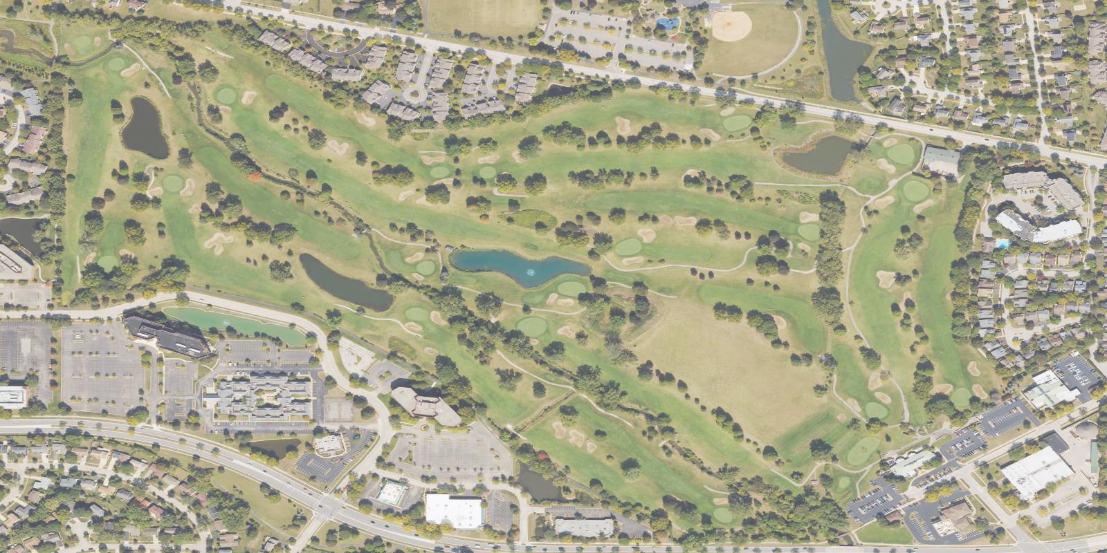 Satellite view of Buffalo Grove Golf Club