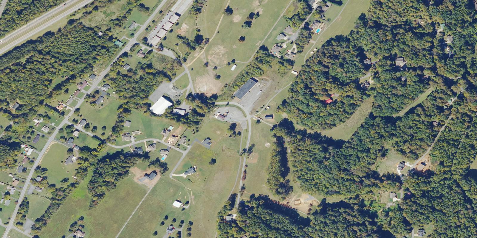 Satellite view of Buffalo Valley Golf Course