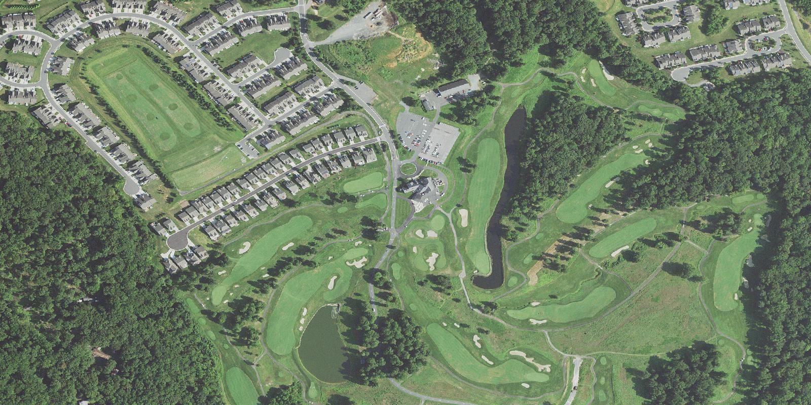 Satellite view of Bulle Rock Golf Course