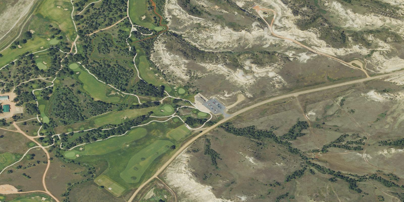Satellite view of Bully Pulpit Golf Course