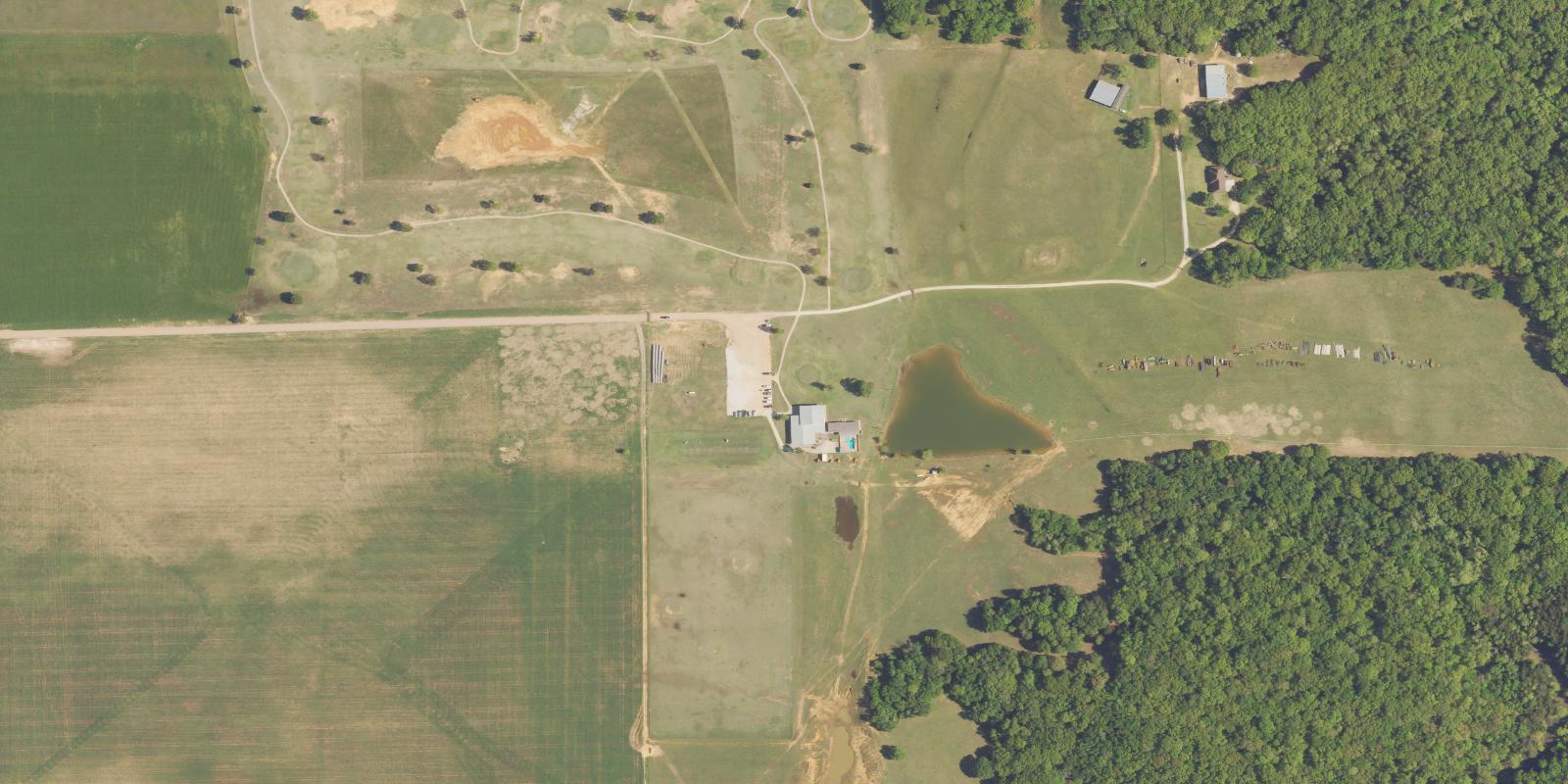 Satellite view of Buncombe Creek Golf Course