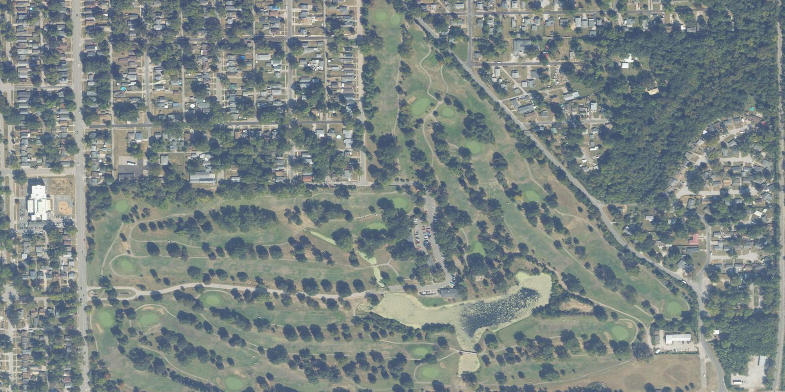 Satellite view of Bunn Golf Course