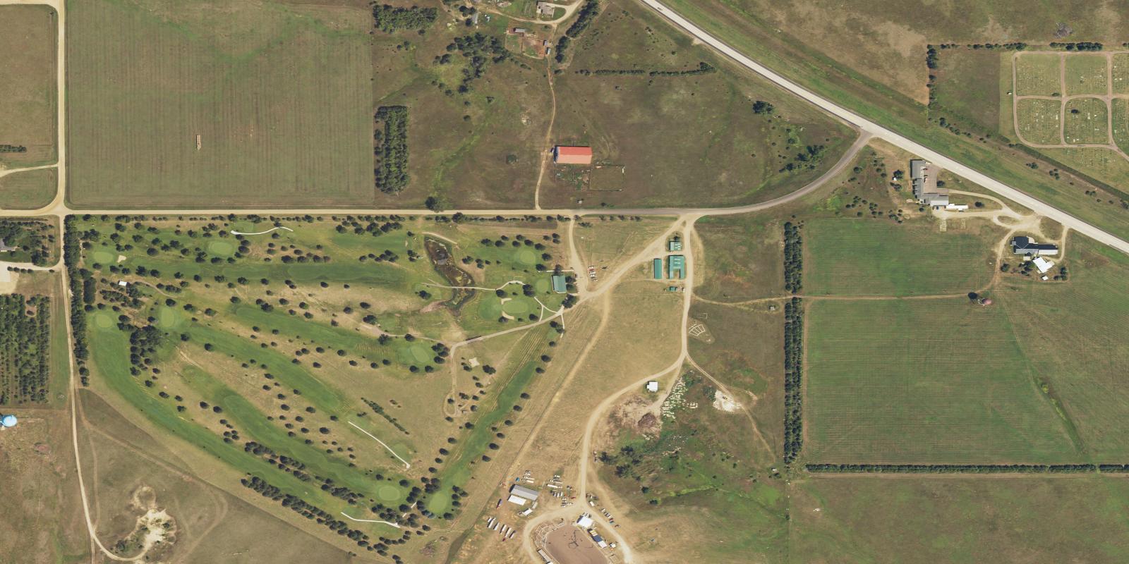 Satellite view of Burke Golf Course