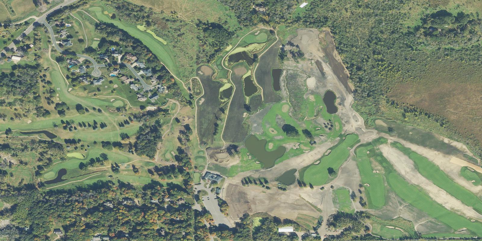 Satellite view of Burl Oaks Golf Club