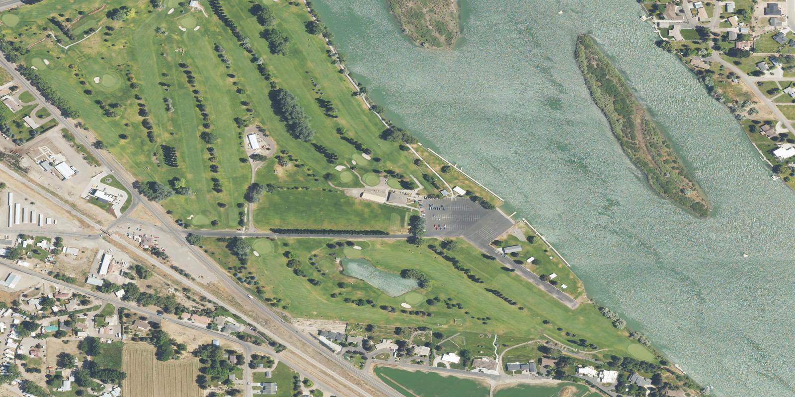 Satellite view of Burley Golf Course