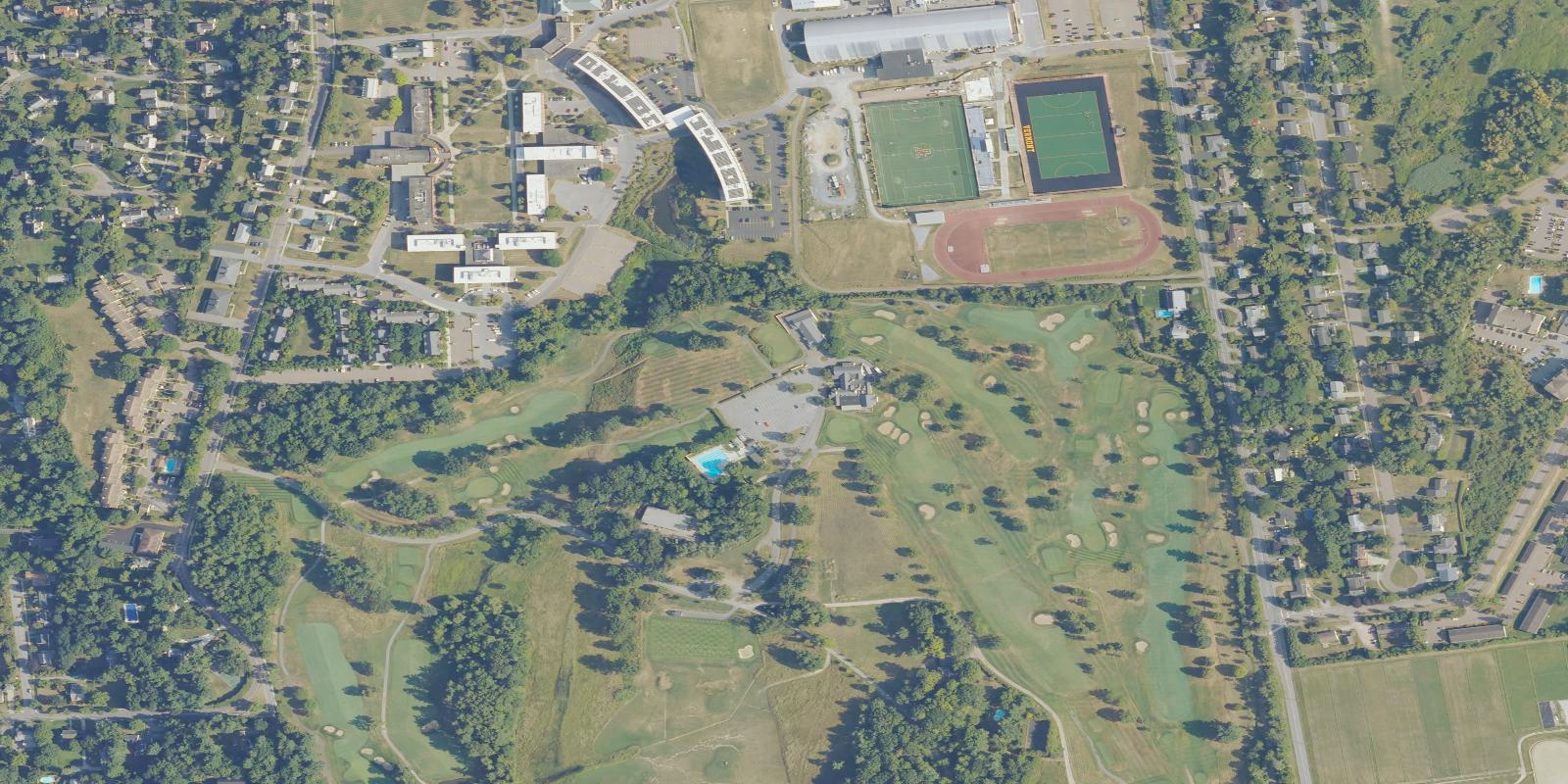 Satellite view of Burlington Country Club