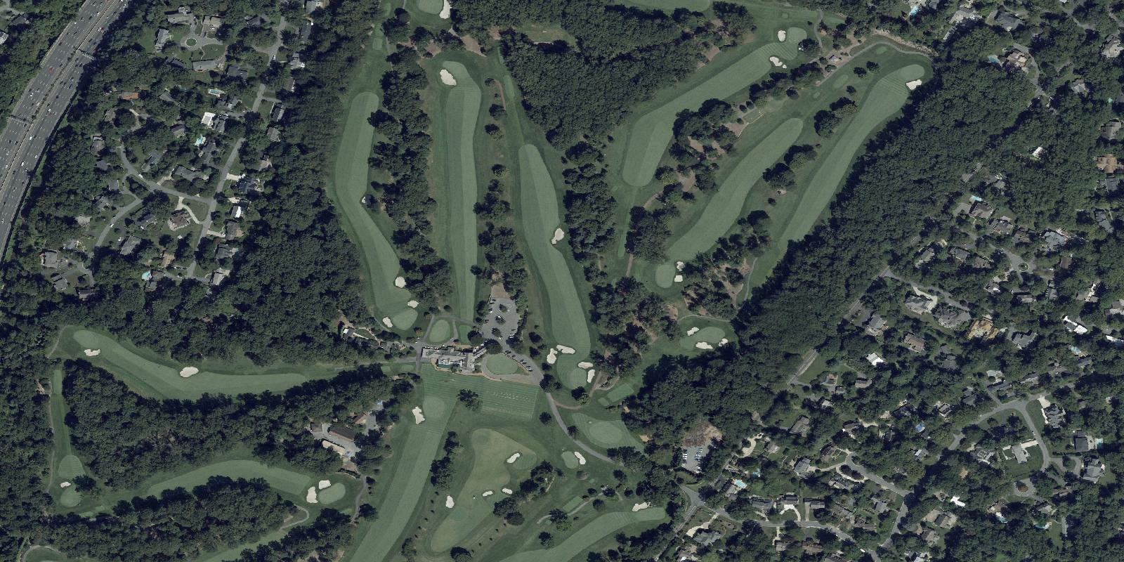 Satellite view of Burning Tree Club