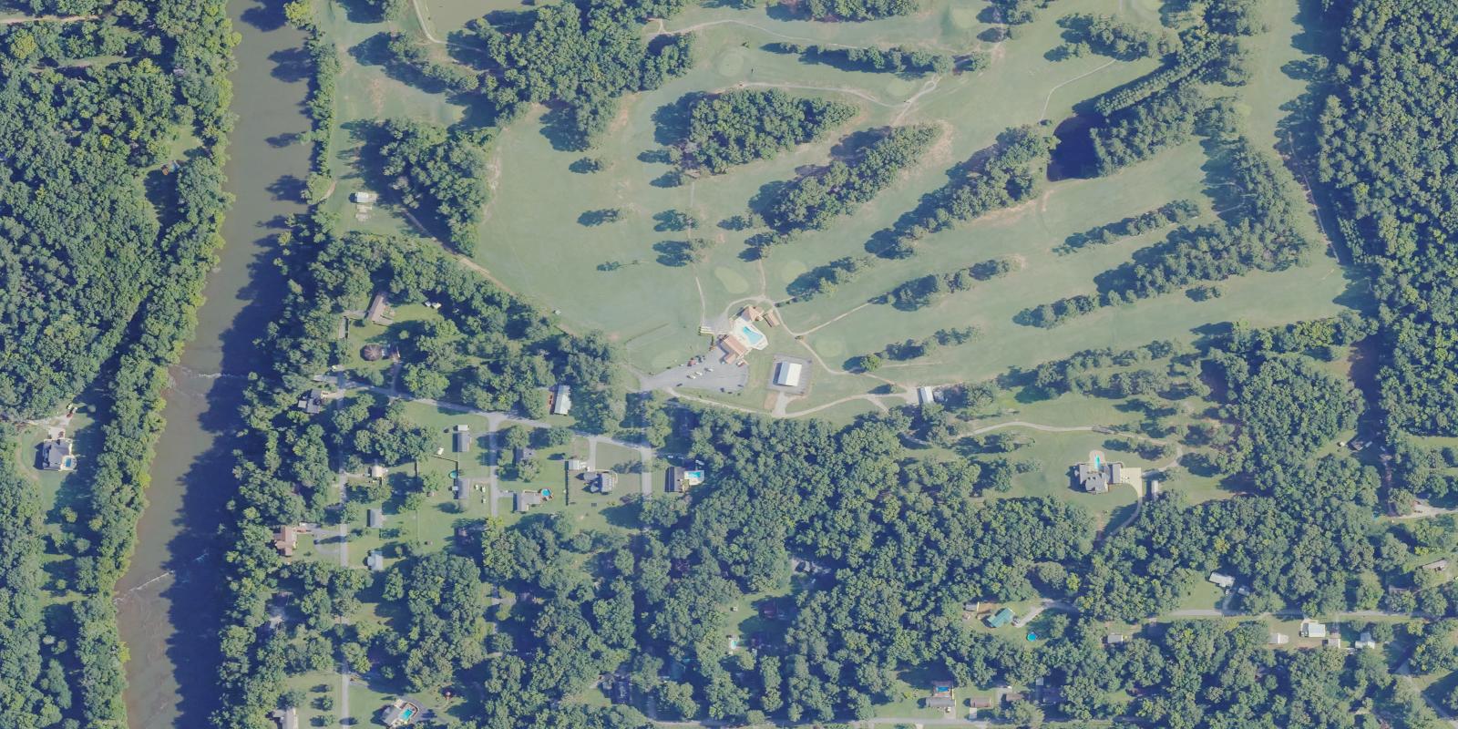 Satellite view of Cahawba Falls Country Club