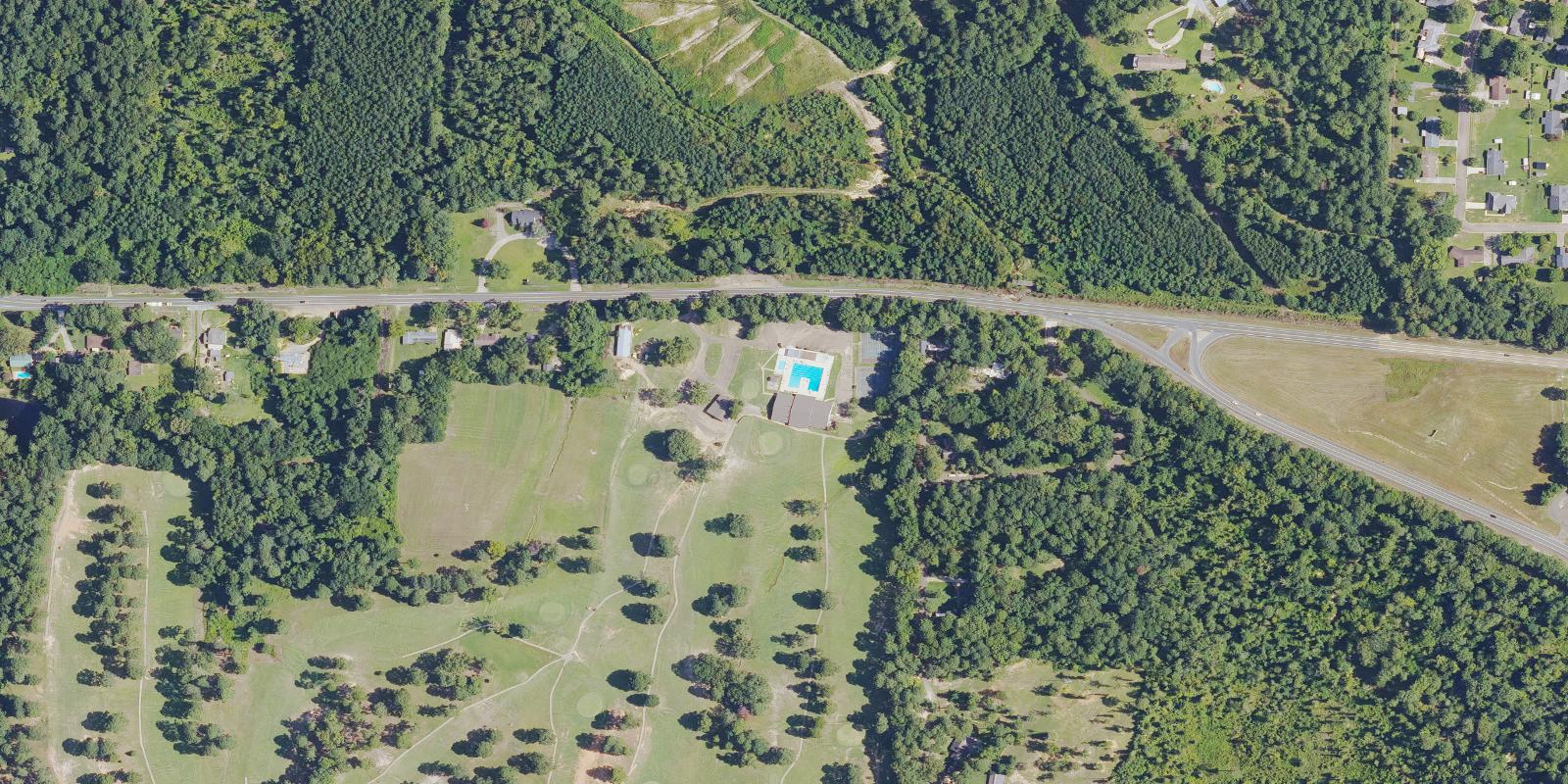 Satellite view of Camden Country Club