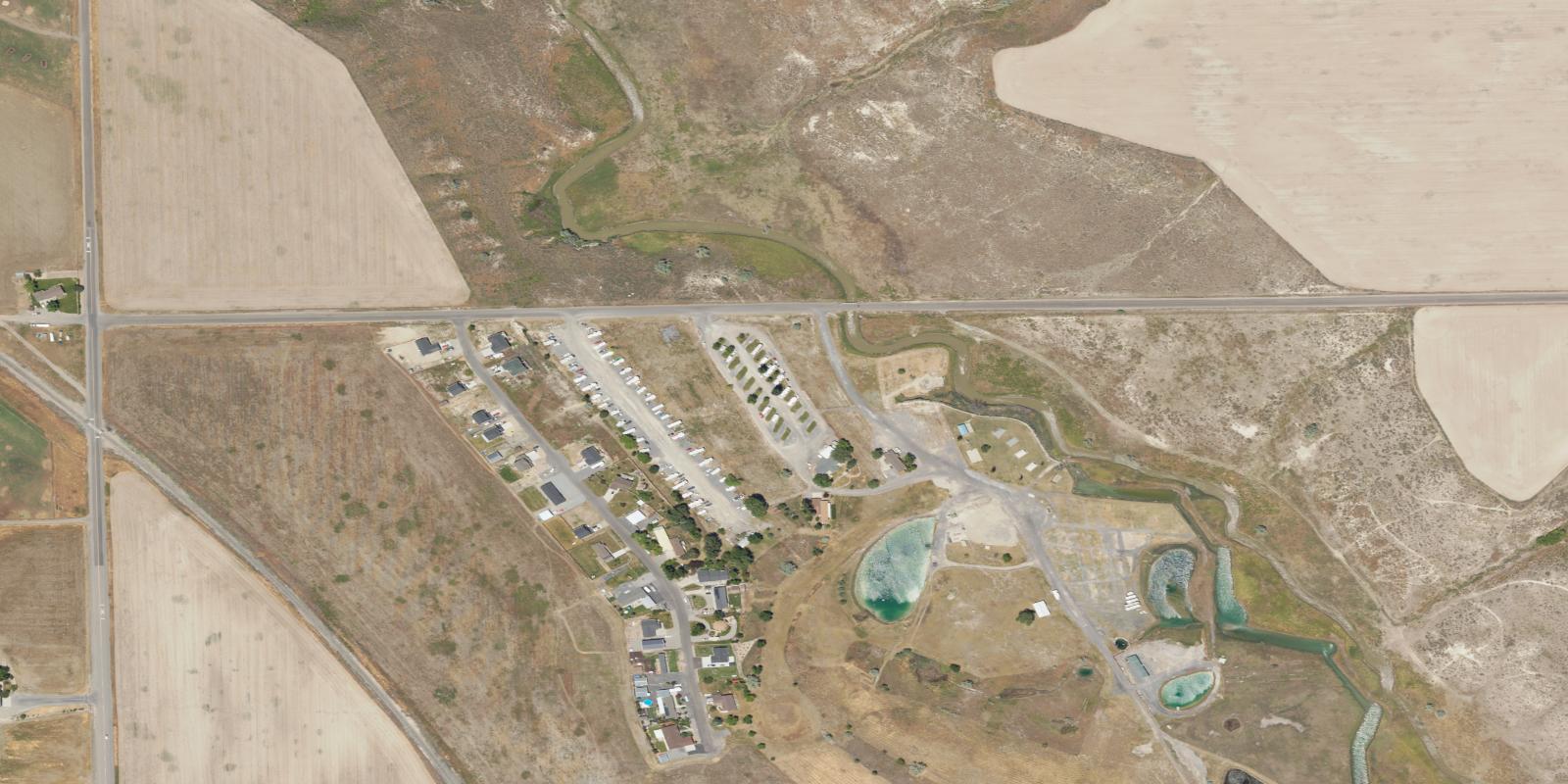 Satellite view of Camperwood Hot Springs