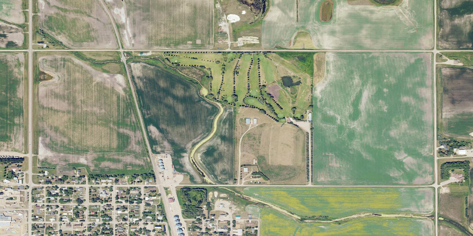 Satellite view of Cando Golf Club