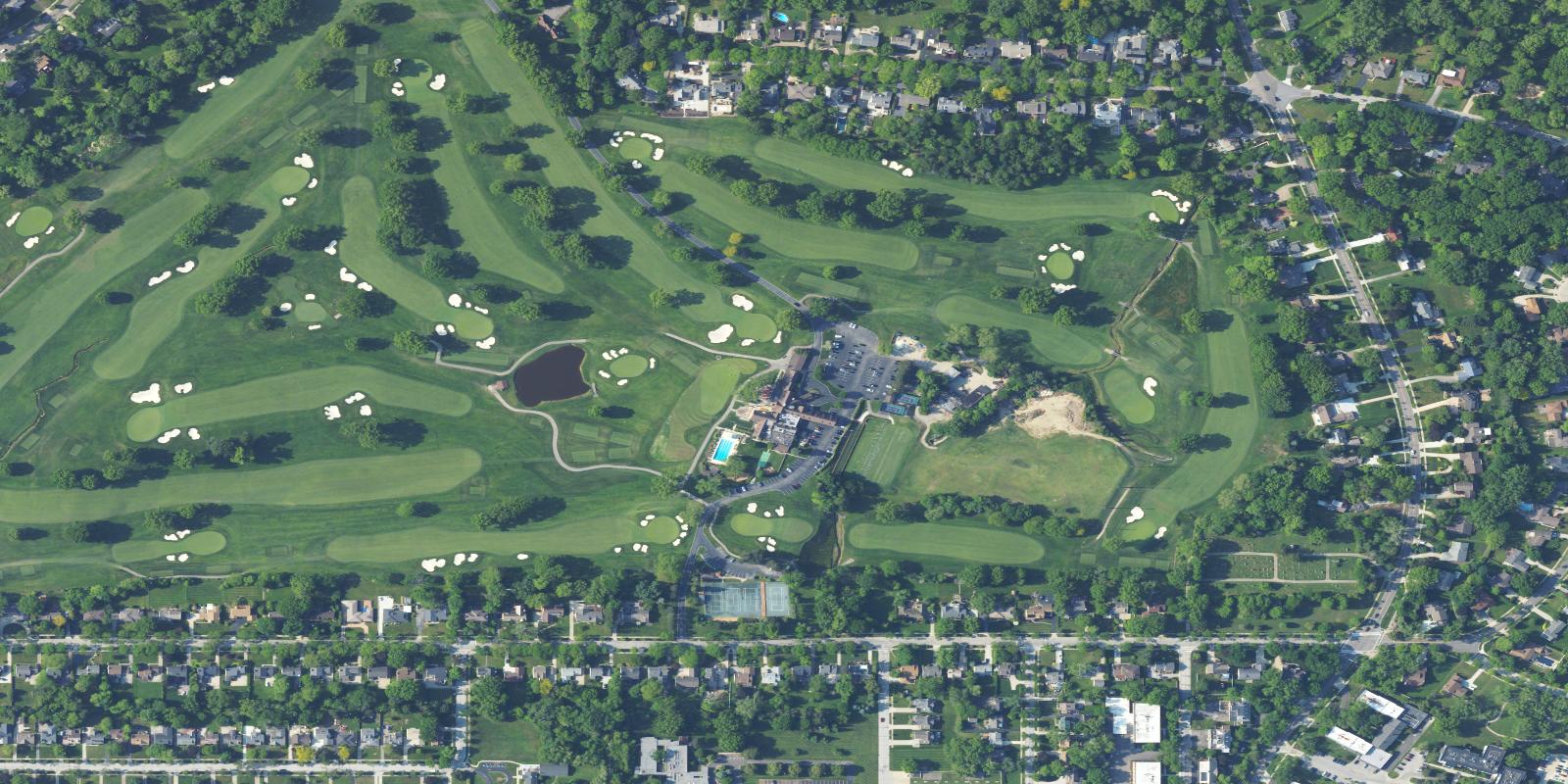 Satellite view of Canterbury Golf Club
