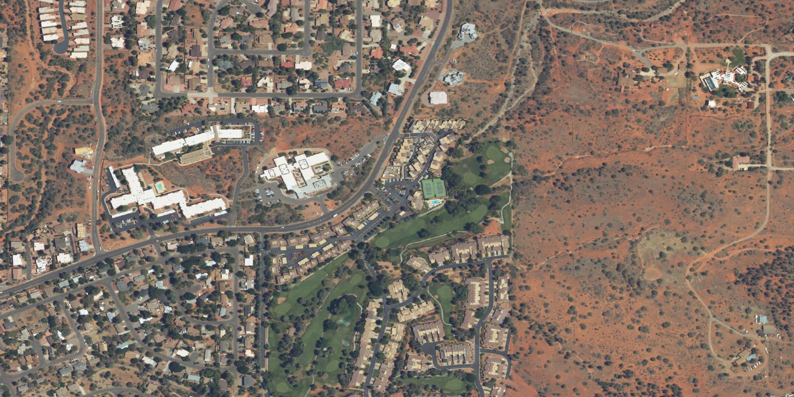 Satellite view of Canyon Mesa Country Club