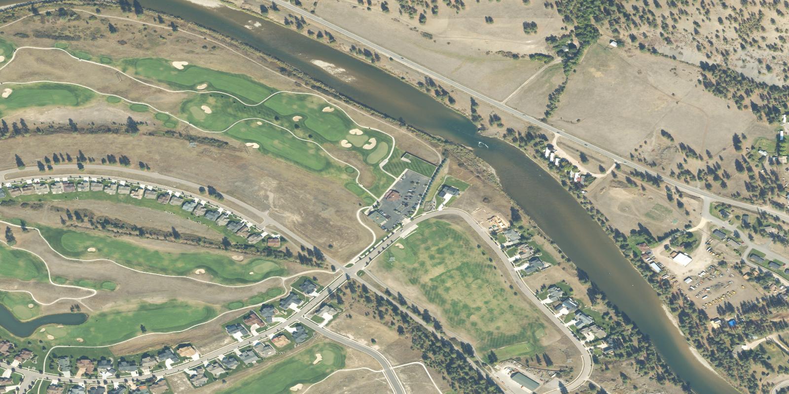 Satellite view of Canyon River