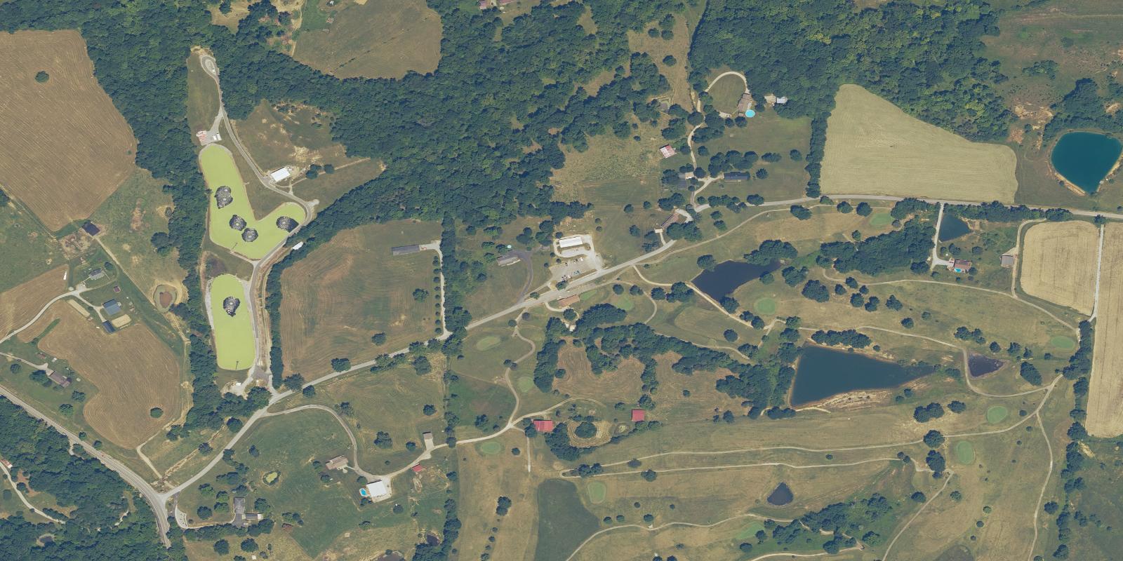 Satellite view of Cardinal Hills Golf Course