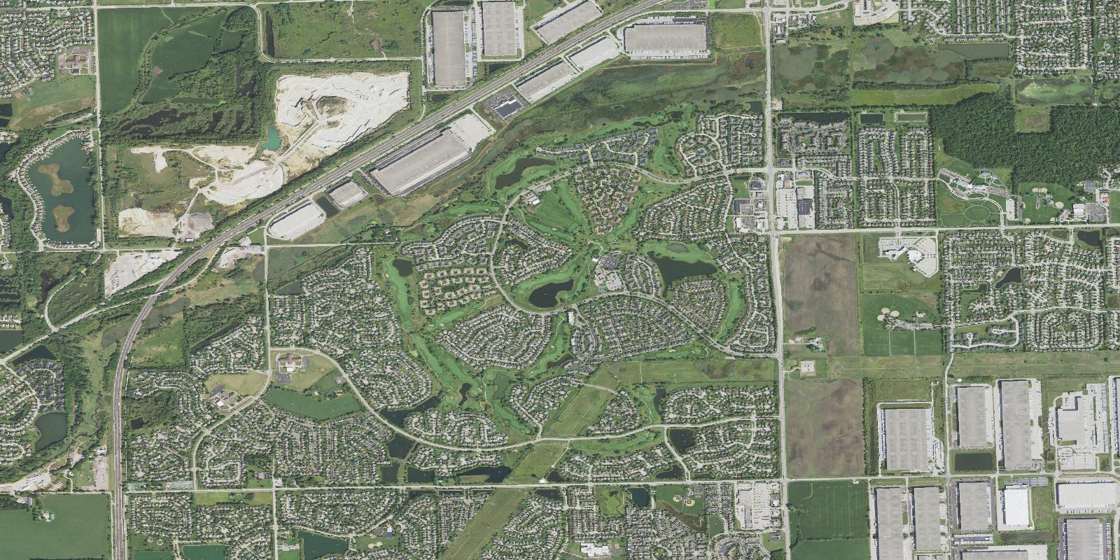 Satellite view of Carillon Golf Course