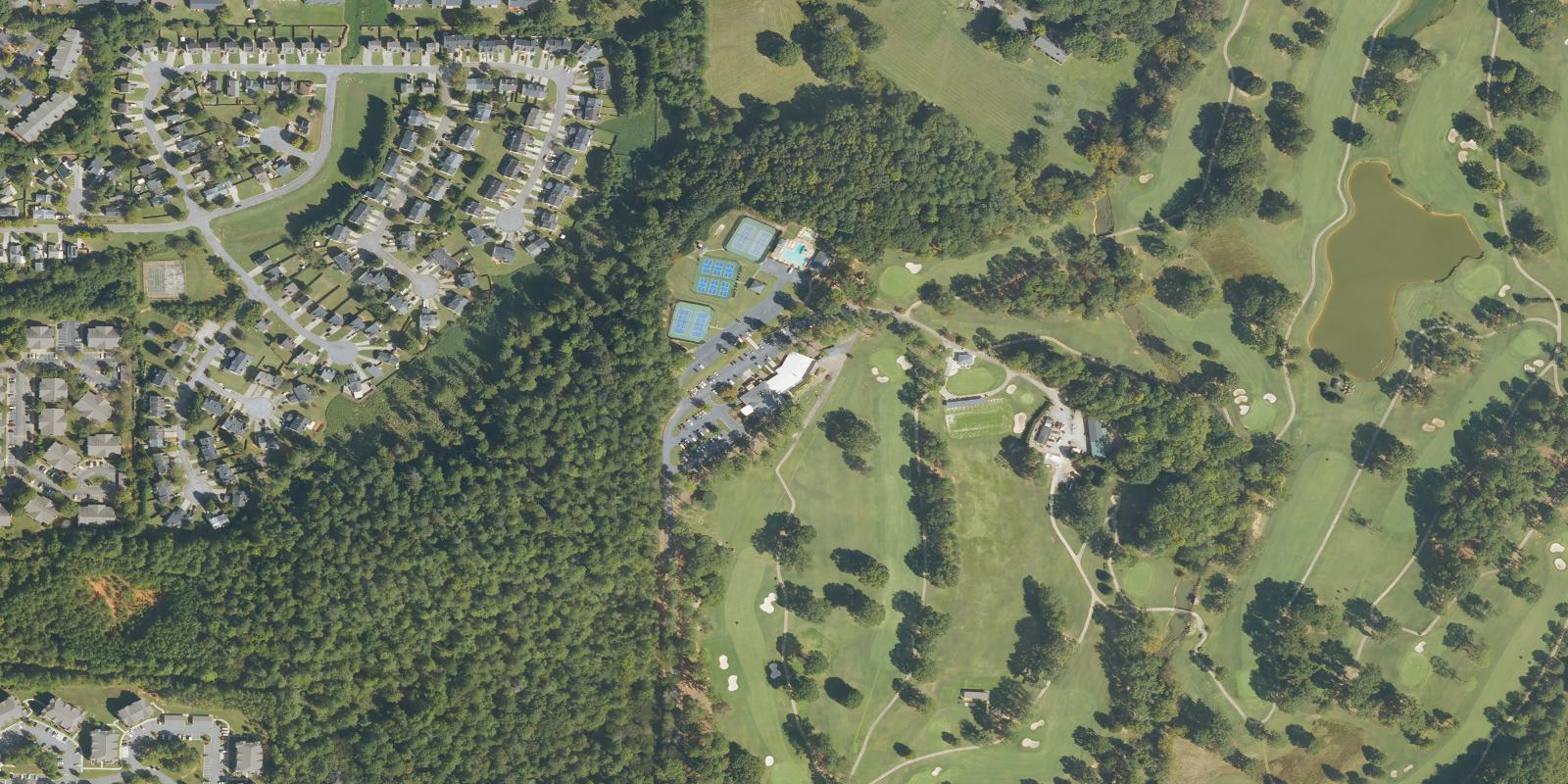 Satellite view of Cartersville Country Club