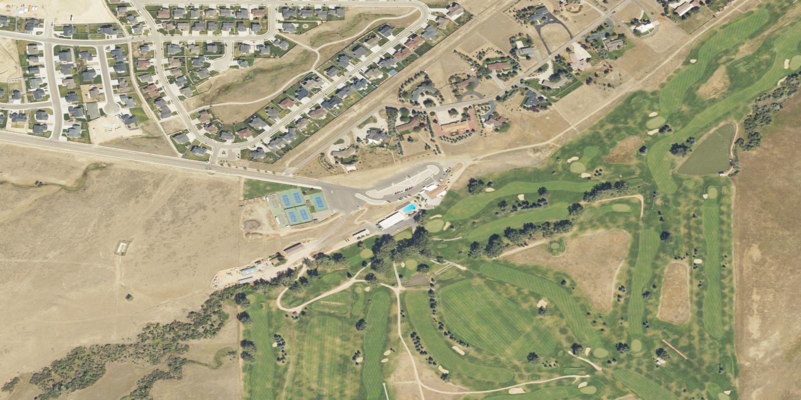 Satellite view of Casper Country Club