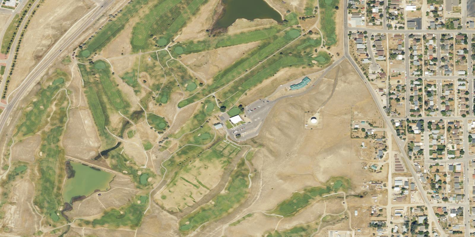 Satellite view of Casper Municipal Golf Club
