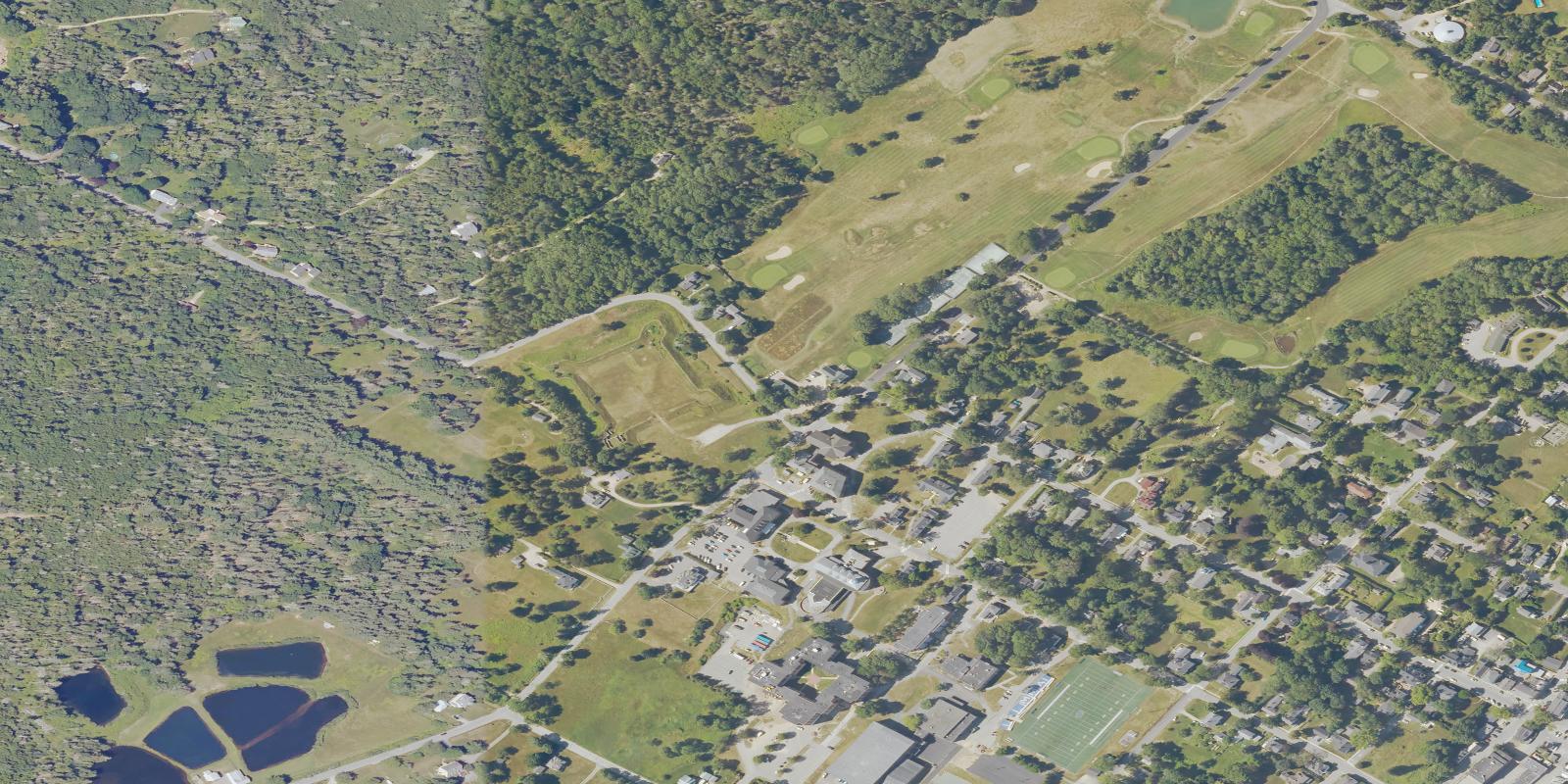 Satellite view of Castine Golf Club