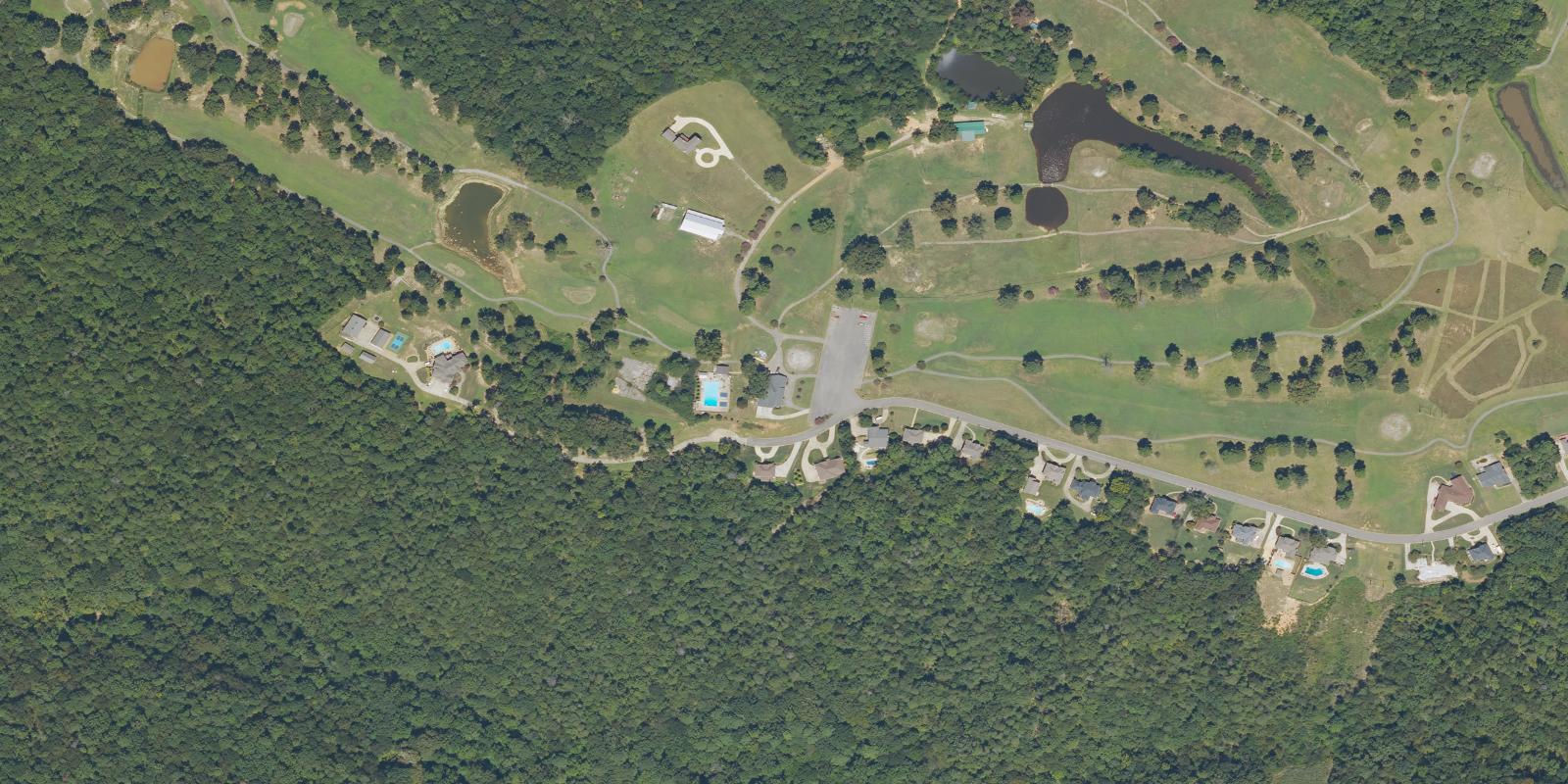 Satellite view of Castle Pines Country Club