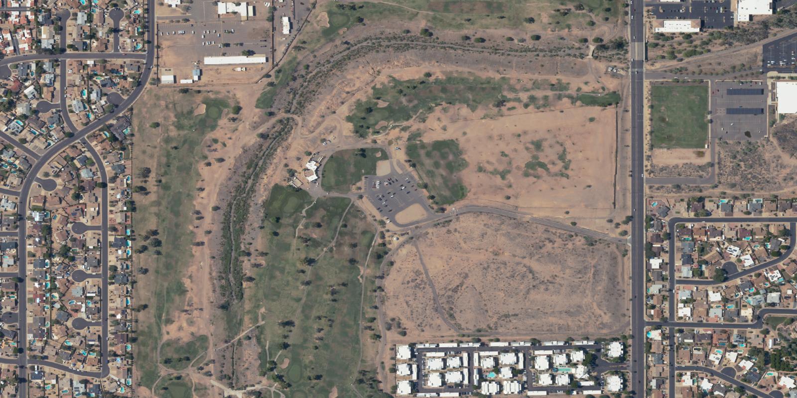 Satellite view of Cave Creek Golf Course
