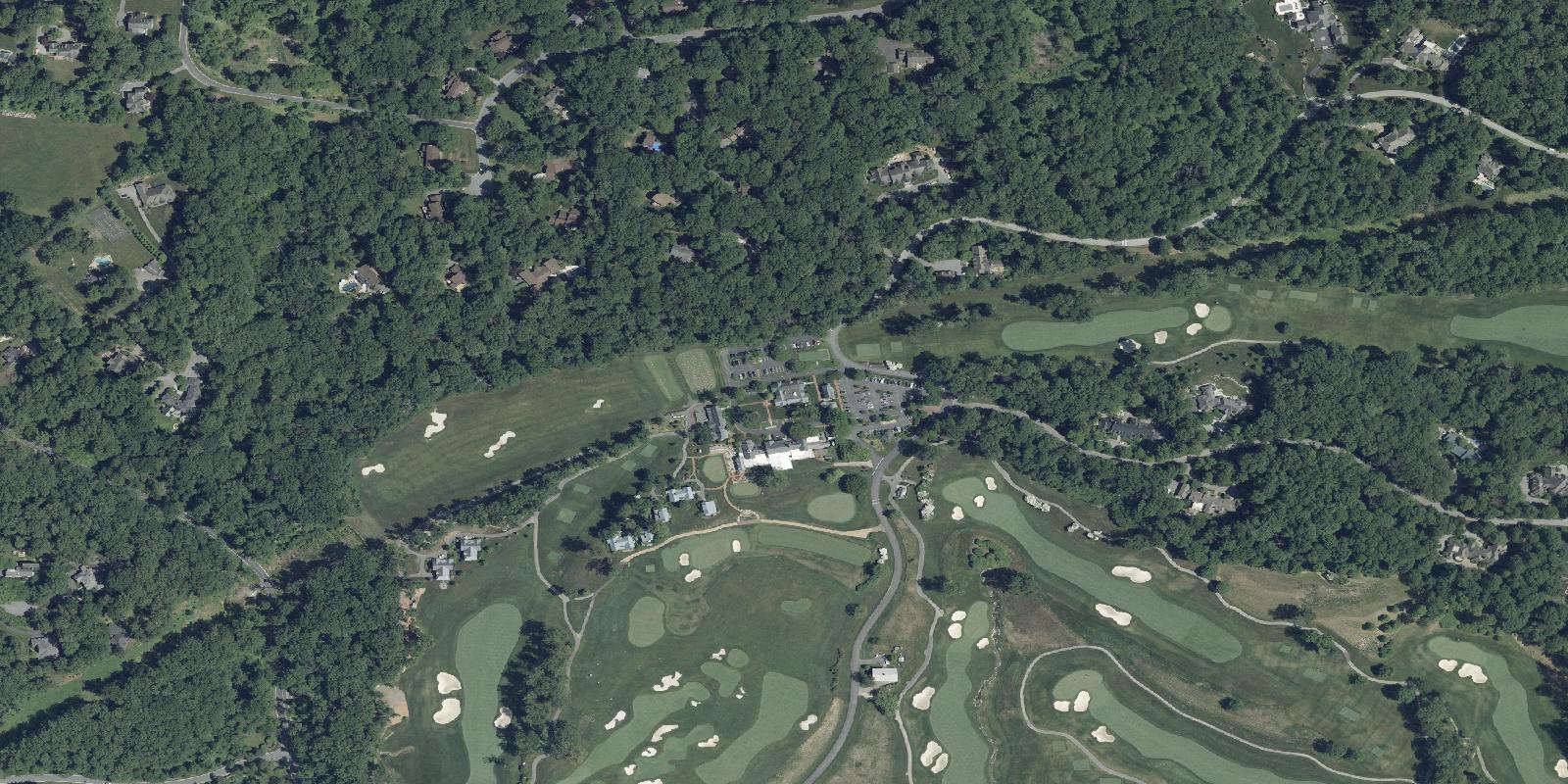 Satellite view of Caves Valley Golf Club