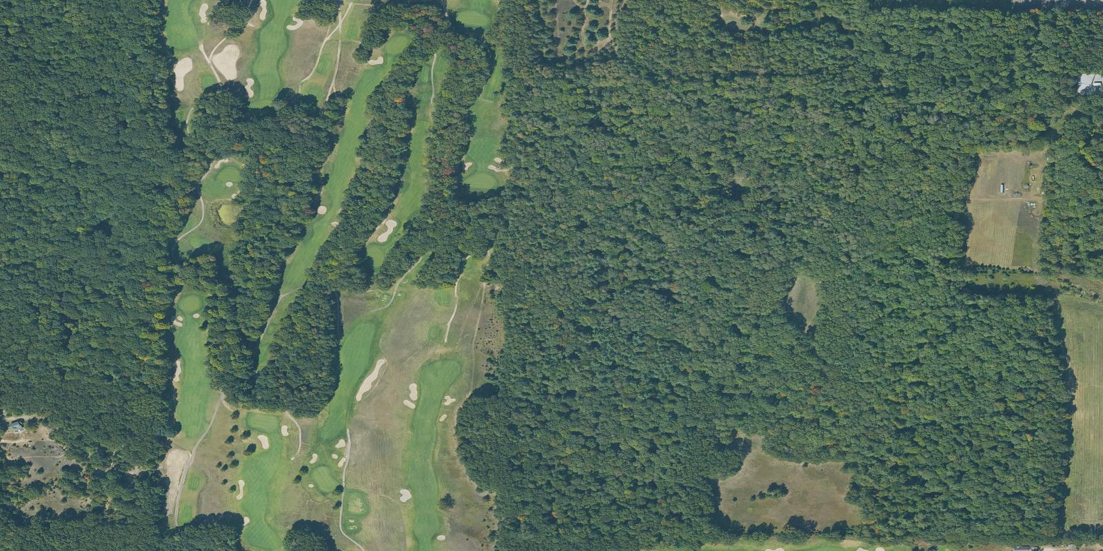 Satellite view of Cedar Chase Golf Club
