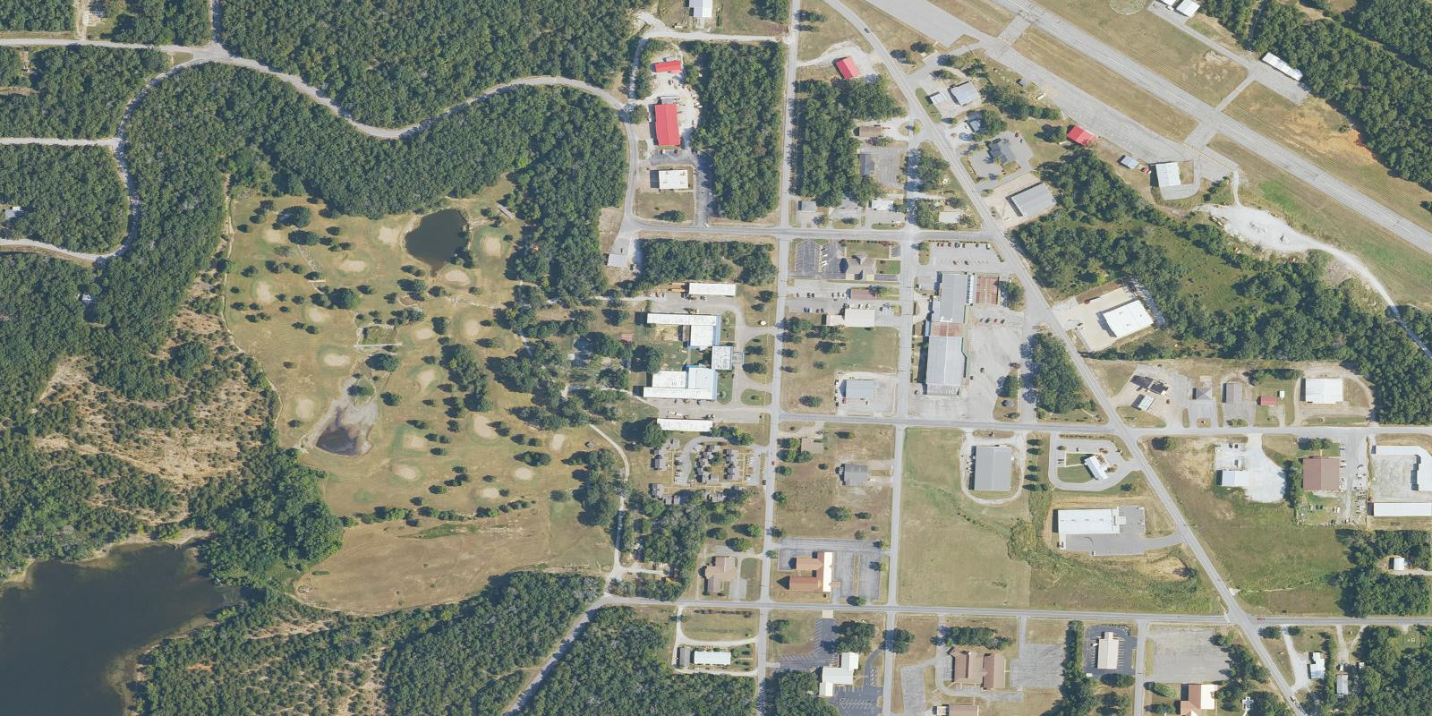 Satellite view of Cedar Glade Golf Club