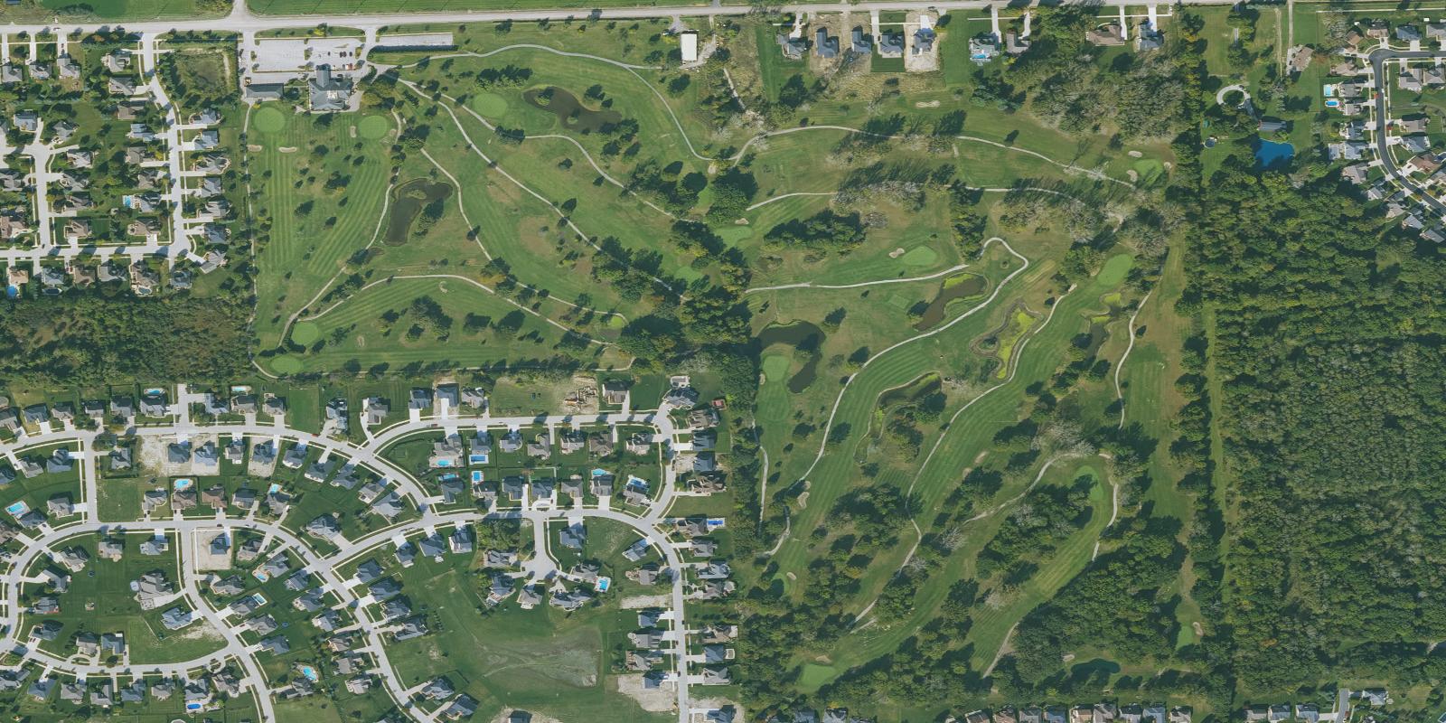 Satellite view of Cedar Glen Golf Club