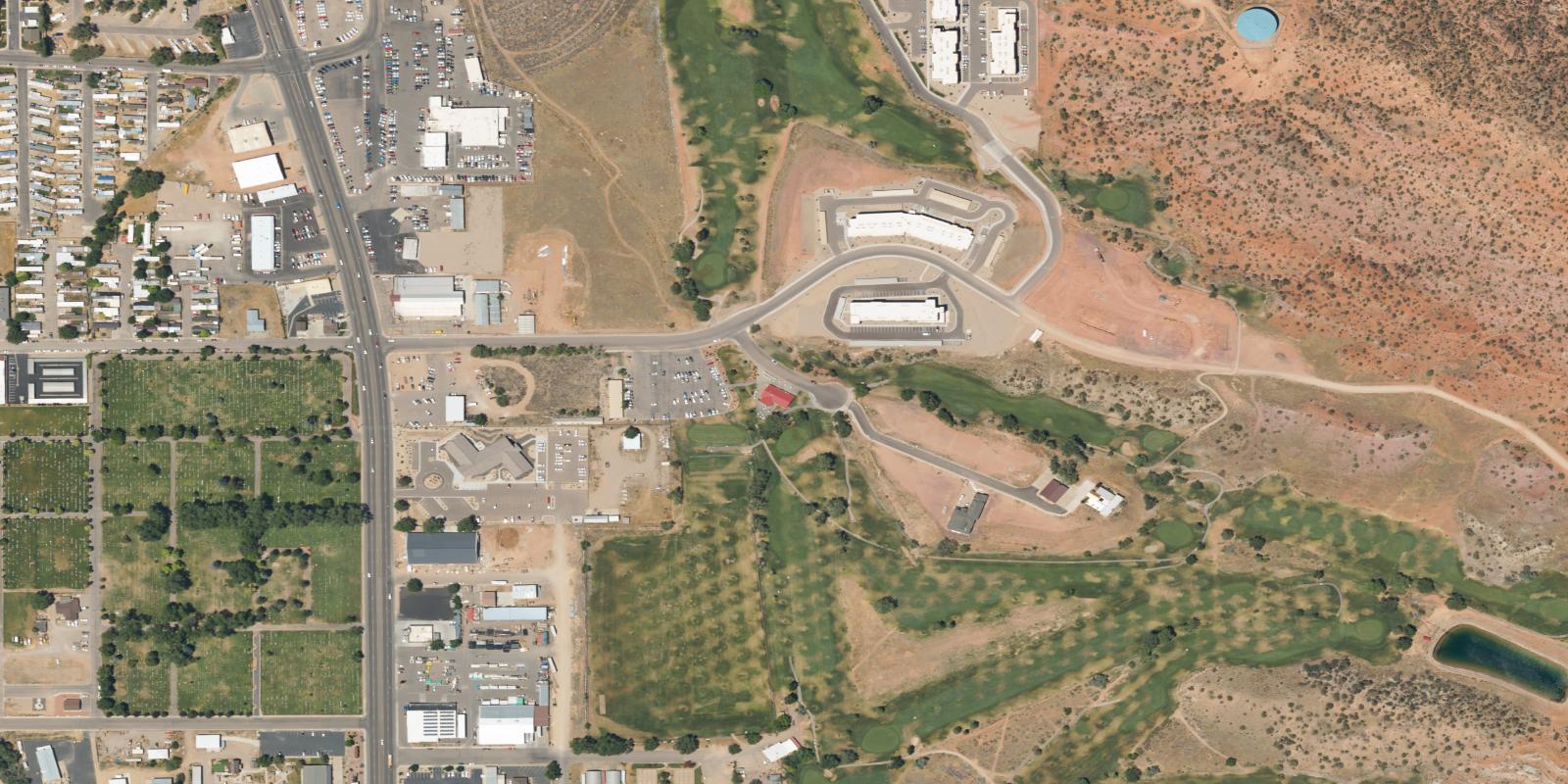 Satellite view of Cedar Ridge Golf Course