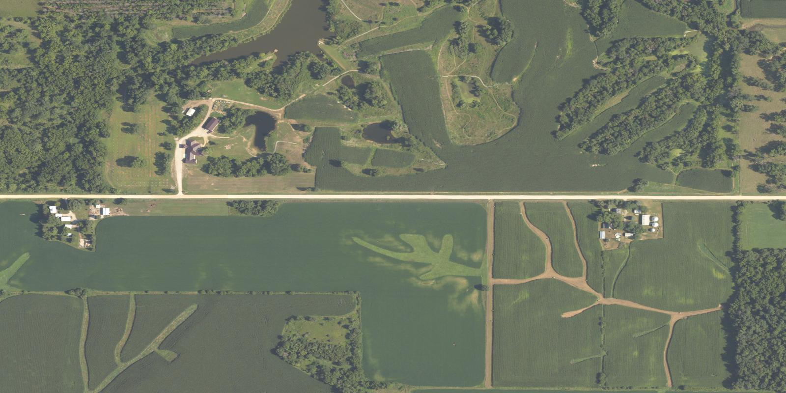 Satellite view of Cedar Valley Golf Course