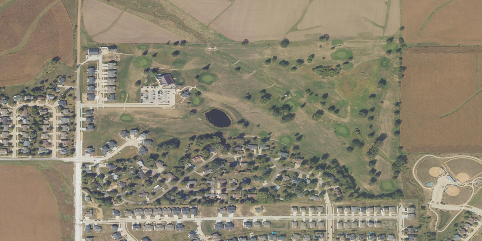 Satellite view of Cedars Edge Golf Course