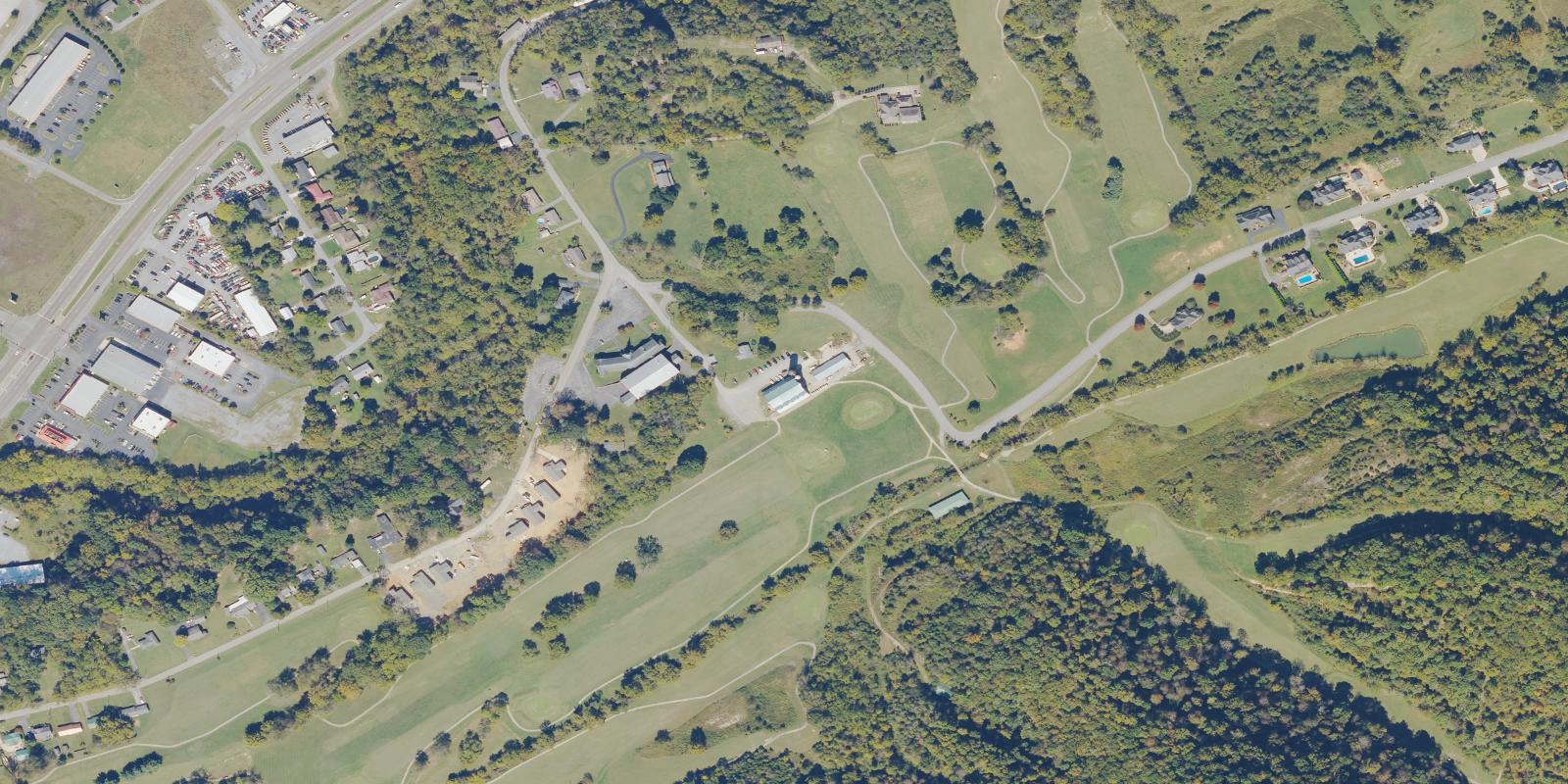Satellite view of Cedars Golf Course
