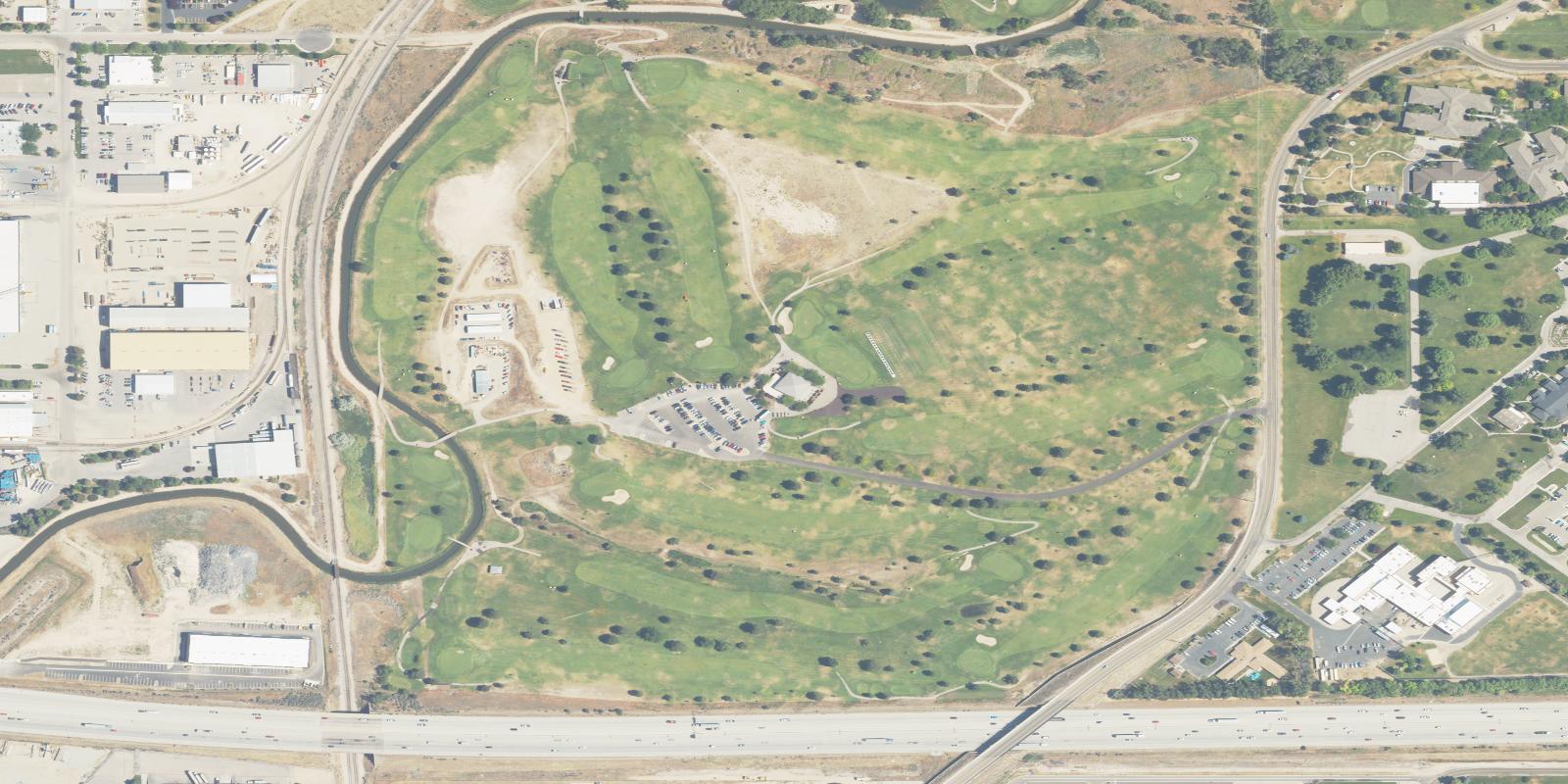 Satellite view of Centennial Golf Course