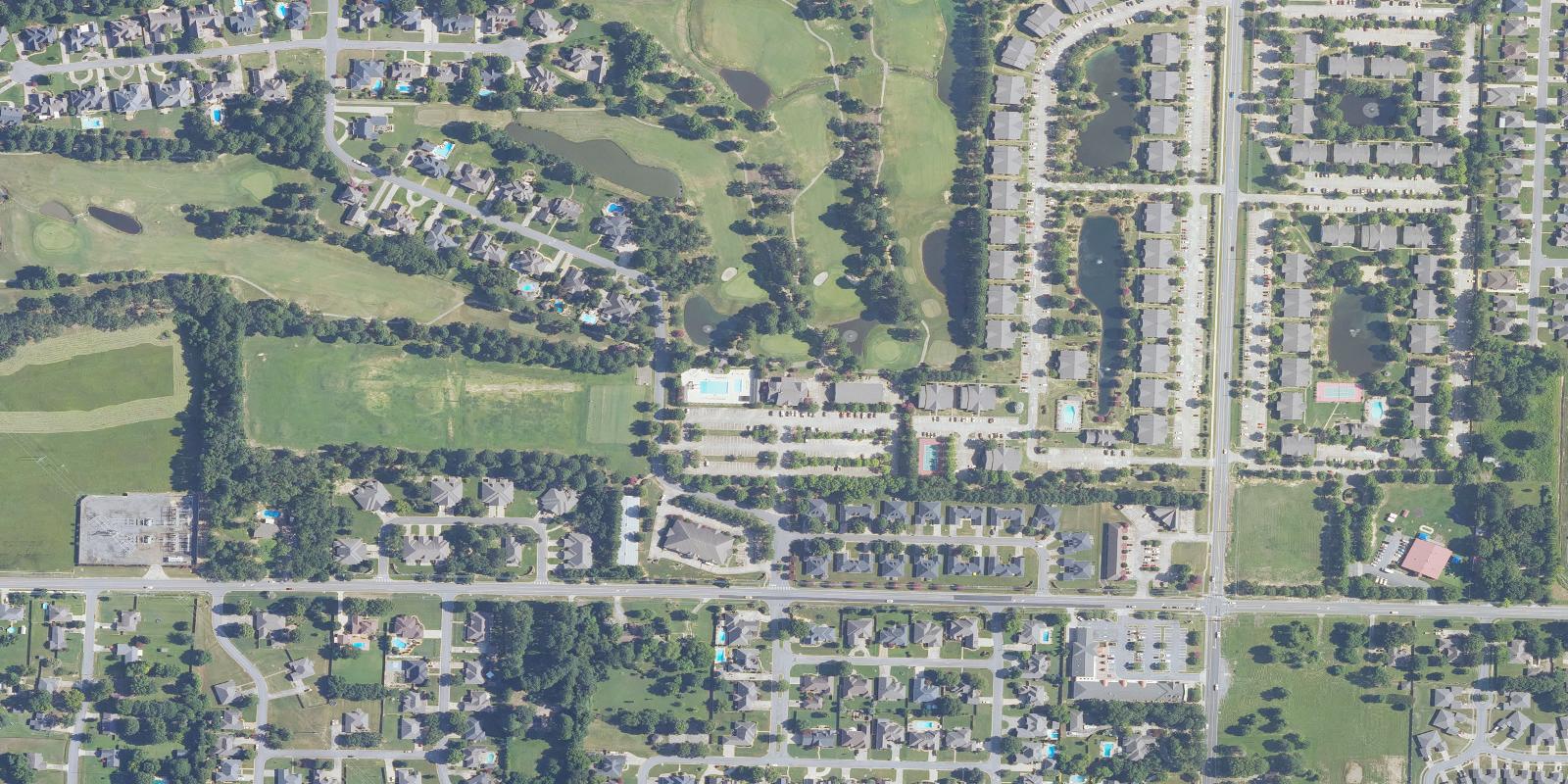 Satellite view of Centennial Valley Golf Course