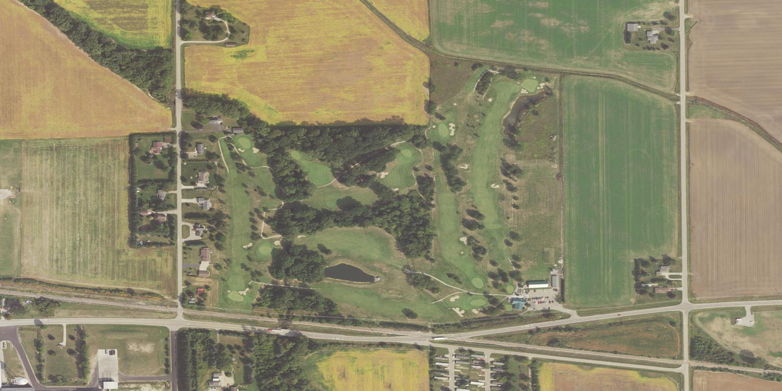 Satellite view of Century Oaks Golf Club