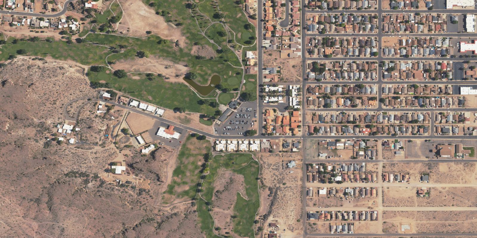 Satellite view of Cerbat Cliffs Golf Course