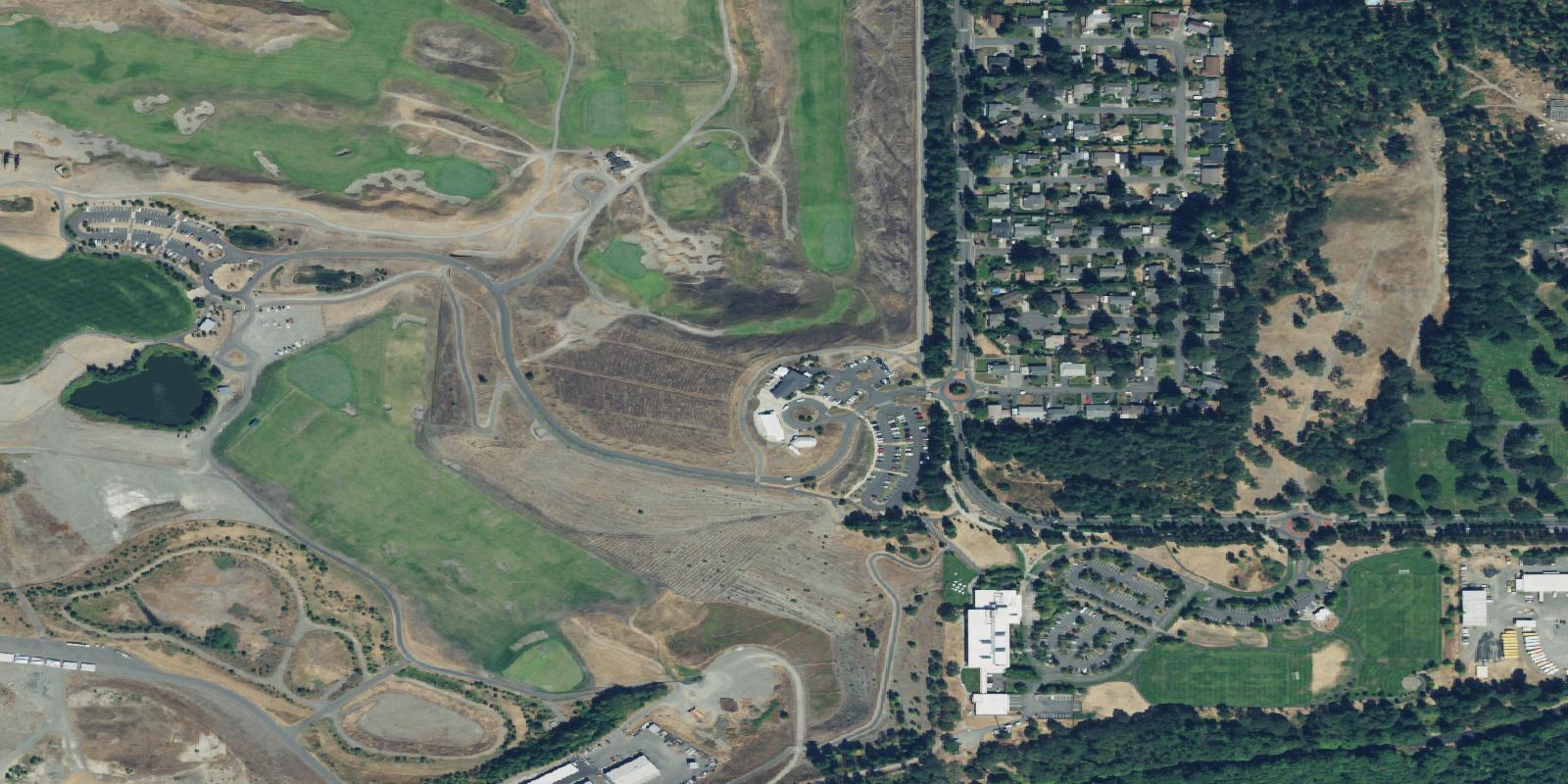 Satellite view of Chambers Bay
