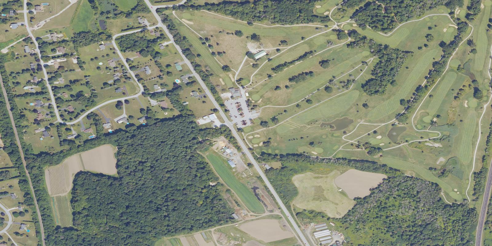Satellite view of Champlain Country Club
