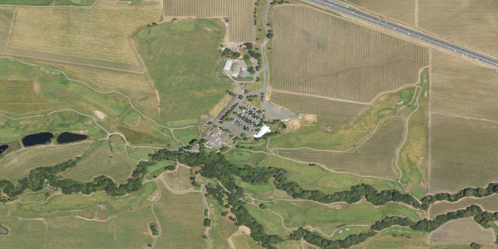 Satellite view of Chardonnay Golf Club